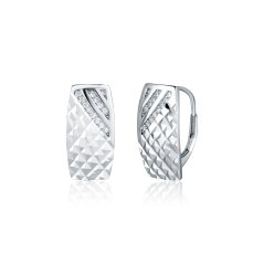 Stříbrné náušnice se zirkony JVD SVLE2231XJ6BI00