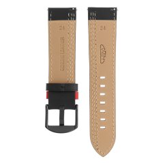 Kožený řemínek na hodinky PRIM RB.13233 (24 mm) - černý - RB.13233.2422.9020.L