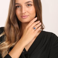 Strieborný prsteň JVD SVLR1259XK6M453