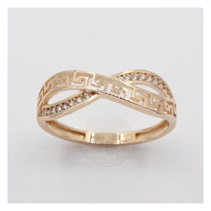 Zlatý prsten YYZ1162RO, vel. 55, 2 g