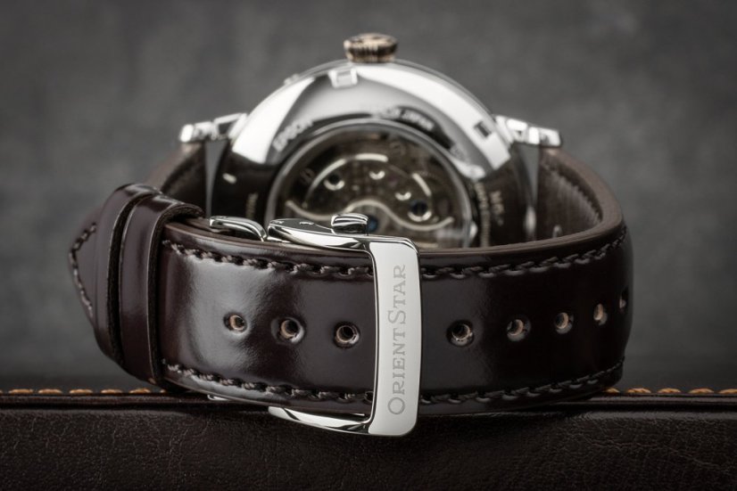 Orient Star Classic M45 F7 Moon Phase Automatic RE-AY0121A00B Lake Tazawa Limited Edition 180pcs (+ náhradný remienok)