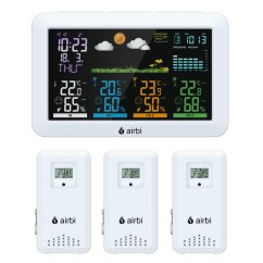 Airbi HOME - meteostanica s 3 čidlami