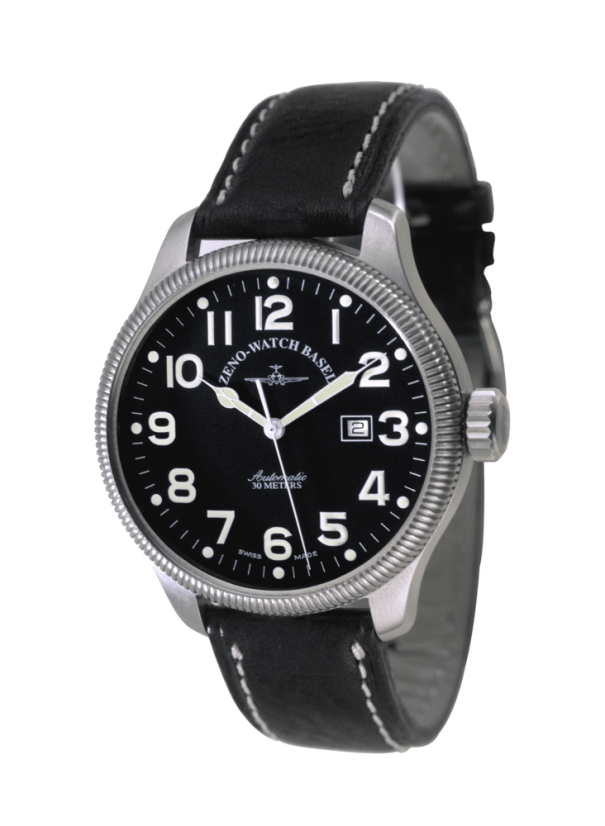 ZENO-WATCH BASEL 8554G-a1 Pilot Oversized Godron ZENO-WATCH BASEL 8554G-a1 Pilot Oversized Godron