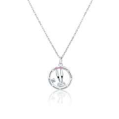 Stříbrný náhrdelník JVD SVLN0357XI2BA45