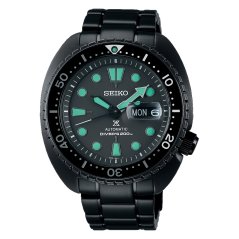 Seiko SRPK43K1 Prospex Black Series ‘Night Vision’ Turtle Diver