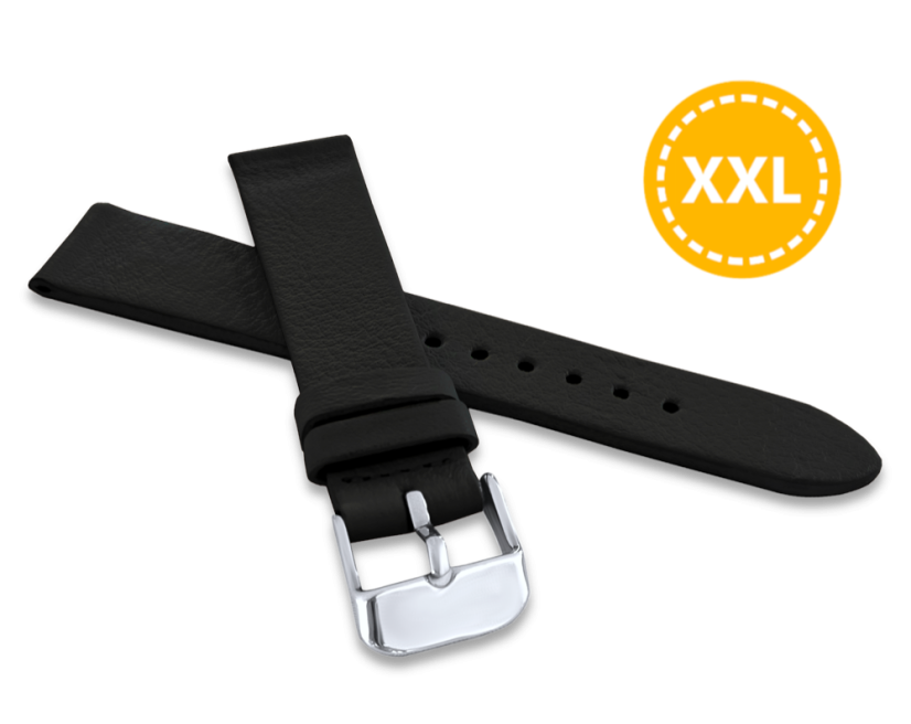 MINET XL Tmavě šedý řemínek AGRA z luxusní kůže Top Grain - 16 - XL MINET XL Tmavě šedý řemínek AGRA z luxusní kůže Top Grain - 16 - XL