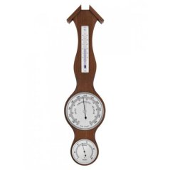Barometer 8003 s teplomerom a vlhkomerom - strieborný - E16.4639.5070.006944