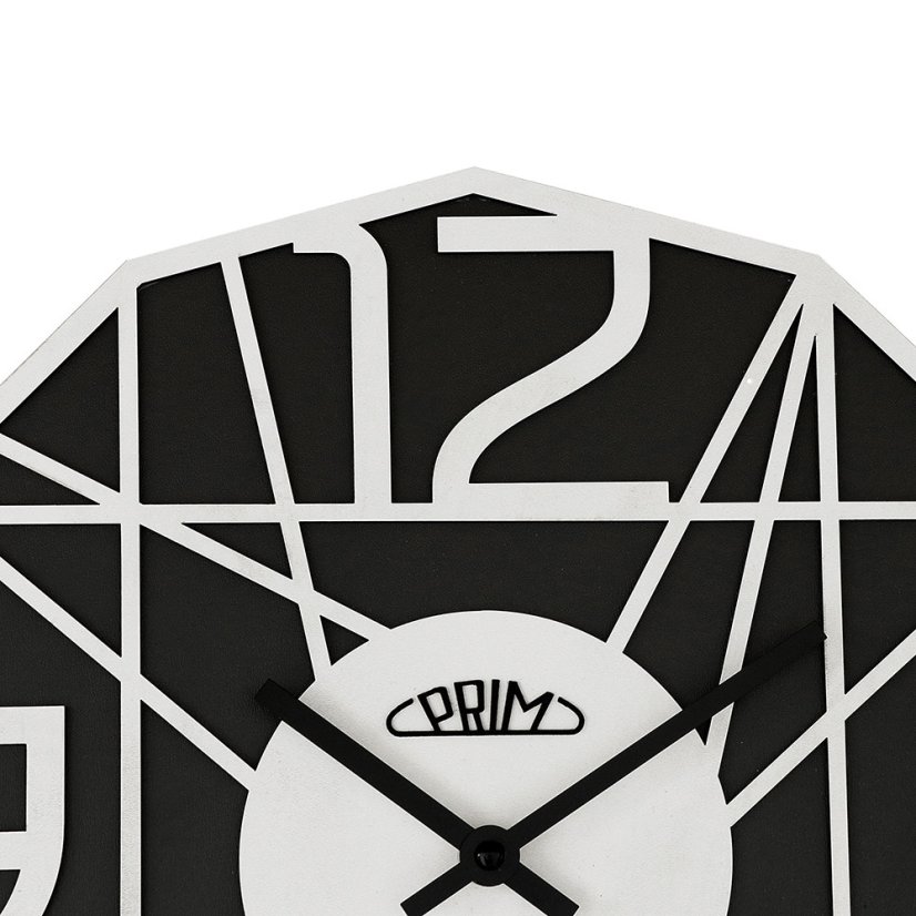 Drevené hodiny s tichým chodom PRIM Glamorous Design - B - E07P.4244.9000