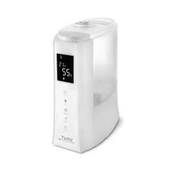 Ultrazvukový zvlhčovač vzduchu s ionizátorom a možnosťou aromaterapie Airbi TWIN - biely