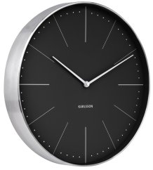 Dizajnové nástenné hodiny 5681BK Karlsson 38cm