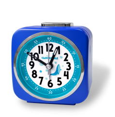 CLOCKODILE Modrý dětský budík MOŘSKÝ SVĚT
