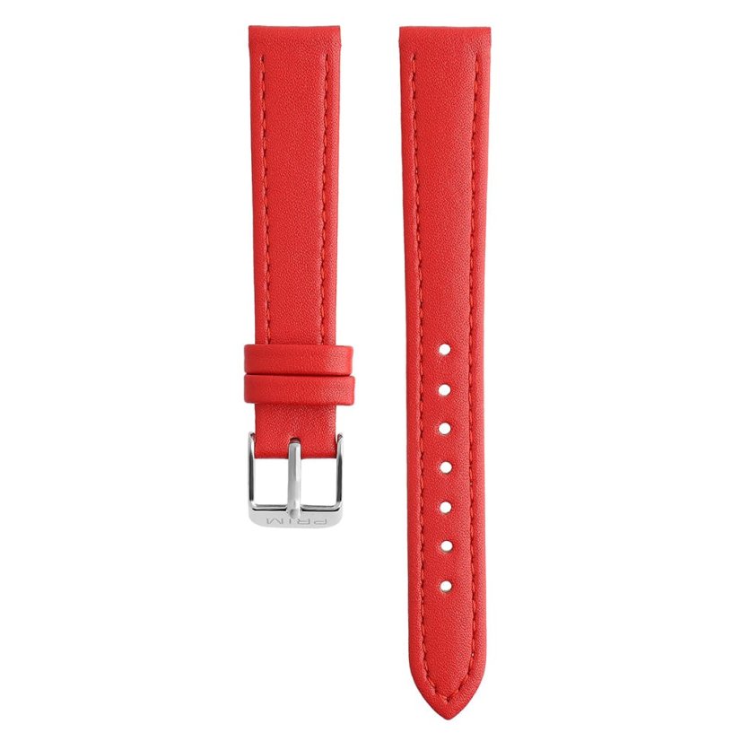 Kožený remienok na hodinky PRIM RB.13256 (14 mm) - červený - RB.13256.1412.2020