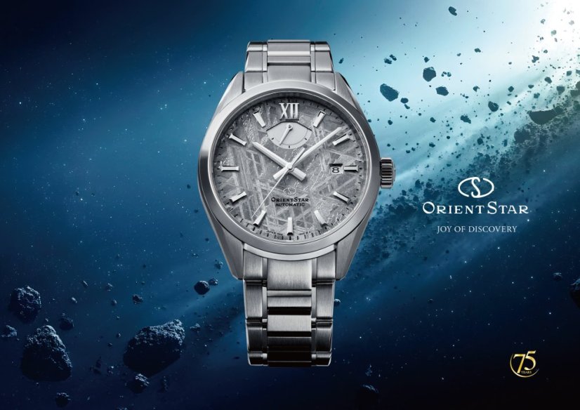 Orient Star Contemporary M34 F8 Date Meteorite Automatic RE-BX0010A00B 75. Anniversary Limited Edition 255pcs