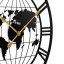 Velké designové kovové nástěnné hodiny s tichým chodem MPM Roman World - E04.4486.90