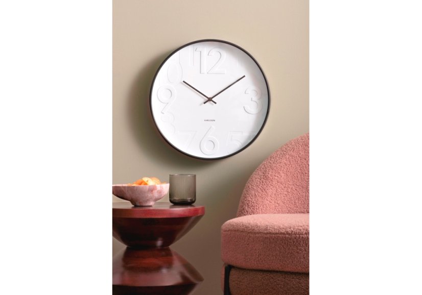 Dizajnové nástenné hodiny 6063BK Karlsson 40cm