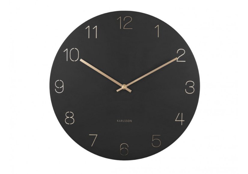 Dizajnové nástenné hodiny 5762BK Karlsson 40cm