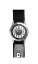 Čierne reflexné detské hodinky na suchý zips CLOCKKODIEL REFLEX CWX0020