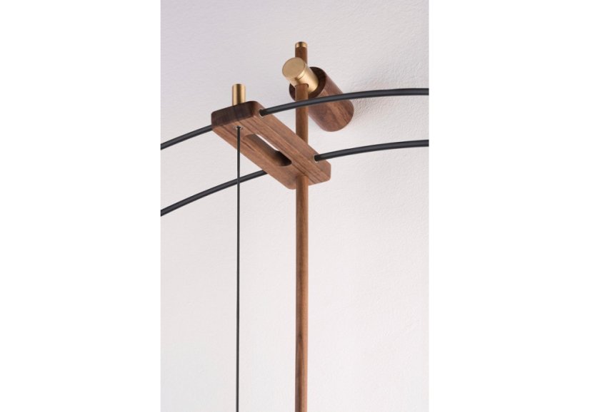 Dizajnové nástenné hodiny Nomon Barcelona Premium Black 81cm