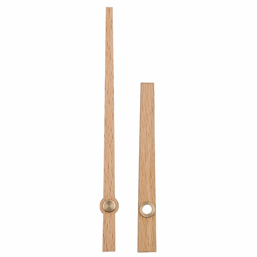 Dřevěné hodinové ručičky B33 (113 mm, 73 mm) - světlé dřevo - Ručičky hodinové B33 pár sv. dřevo