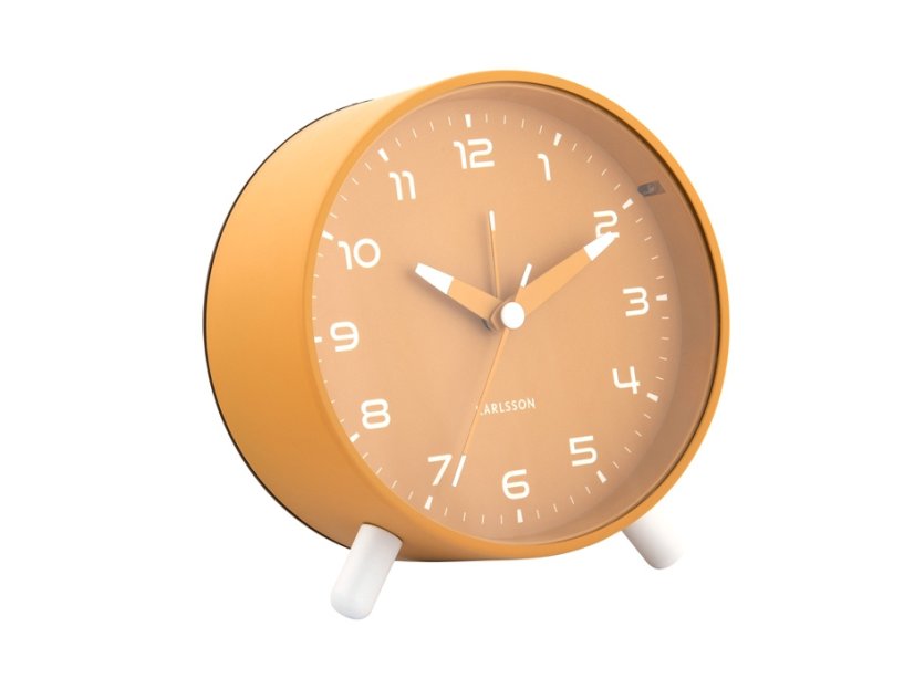 Designový budík 6029YE Karlsson 12cm