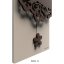 Dizajnové hodiny 56-11-1 CalleaDesign Merletto Pendulum 59cm (viac farebných verzií) Farba čokoládová-69 - RAL8017