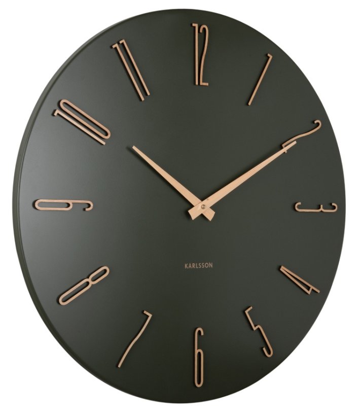 Dizajnové nástenné hodiny 6073GR Karlsson 50cm