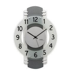 Designové nástěnné hodiny 5618 AMS řízené rádiovým signálem 40cm