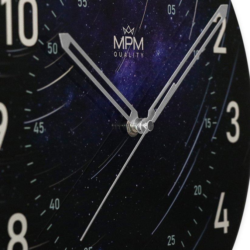 Nástěnné hodiny s tichým chodem MPM star - E09.4466