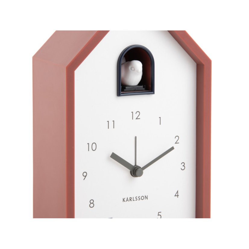 Stolní hodiny s kukačkovým budíkem 6015RD Karlsson 20cm