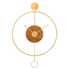 Designové nástěnné kovové hodiny MPM Circulo - A - E04.4285.80