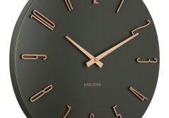 Designové nástěnné hodiny 6072GR Karlsson 40cm