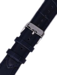 Remienok Orient UL016013J0, kožený modrý, strieborná pracka (pre model RA-AG00)