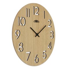 Nástěnné hodiny s tichým chodem PRIM Authentic Veneer - B - E07P.4242.51