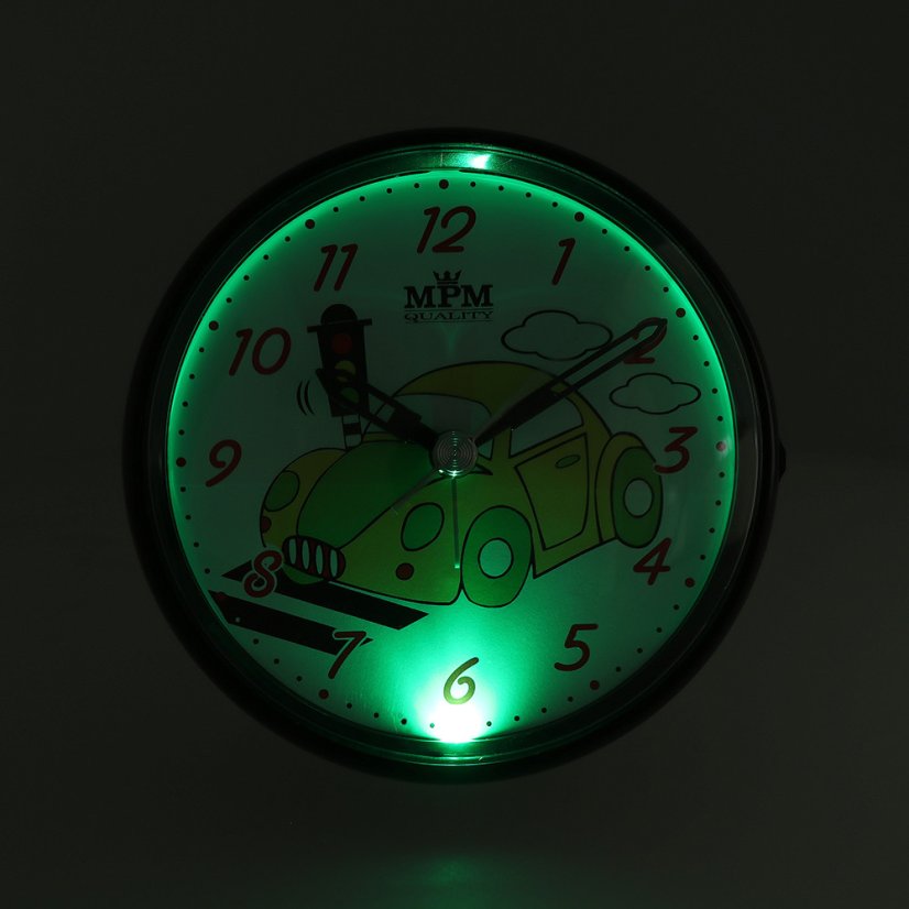 Detský budík s tichým chodom MPM C01.3528.90.D2