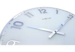 Designové nástěnné hodiny 8190wi Nextime Reflect 43cm