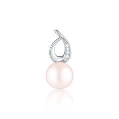 Stříbrný přívěsek se zirkony JVD SVLP0953SH2P100