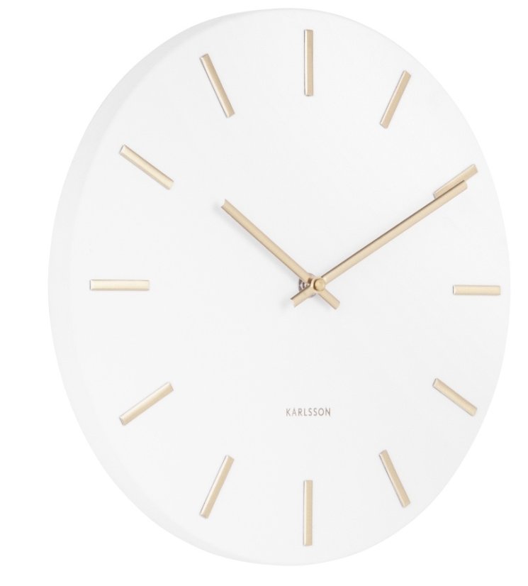 Dizajnové nástenné hodiny 5821WH Karlsson 30cm