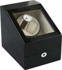 Naťahovač 2 ks hodiniek s úložným priestorom pre 3 ks - 024 Black wood display (5ks)