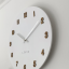 Veľké biele drevené hodiny LAVVU WHITE LCT4070