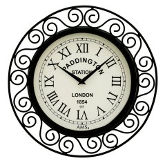 Designové nástěnné hodiny 5589 AMS řízené rádiovým signálem 35cm