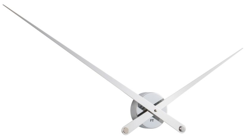 Dizajnové nástenné hodiny Future Time FT9110WH Hands white 100cm