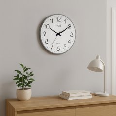 Nástenné kovové hodiny s tichým chodom JVD HK4169.2