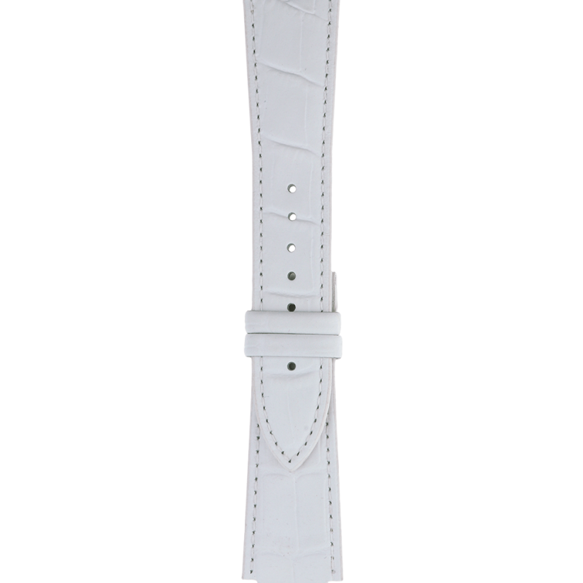 Kožený remienok na hodinky PRIM RB.15791 (25mm) - Boyfriend Biela 13007