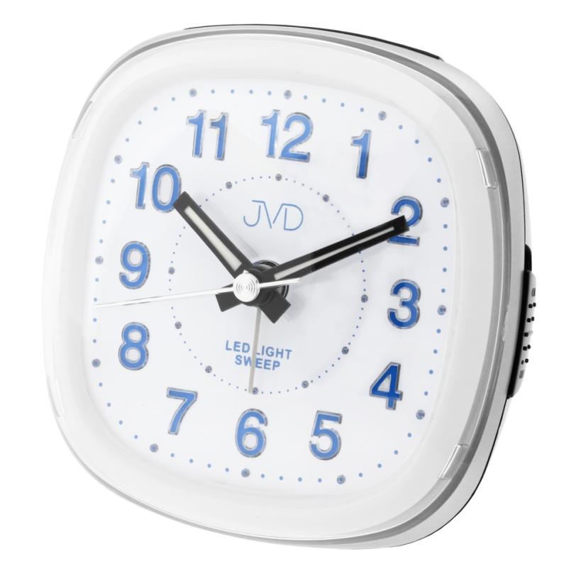 Ručičkový budík s tichým chodem JVD SRP813.3