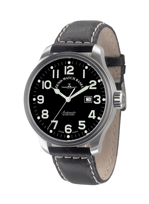 ZENO-WATCH BASEL 8554-a1 Pilot Oversized Automatic