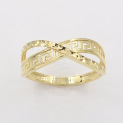 Zlatý prsteň AZ1888, veľ. 58, 1.85 g