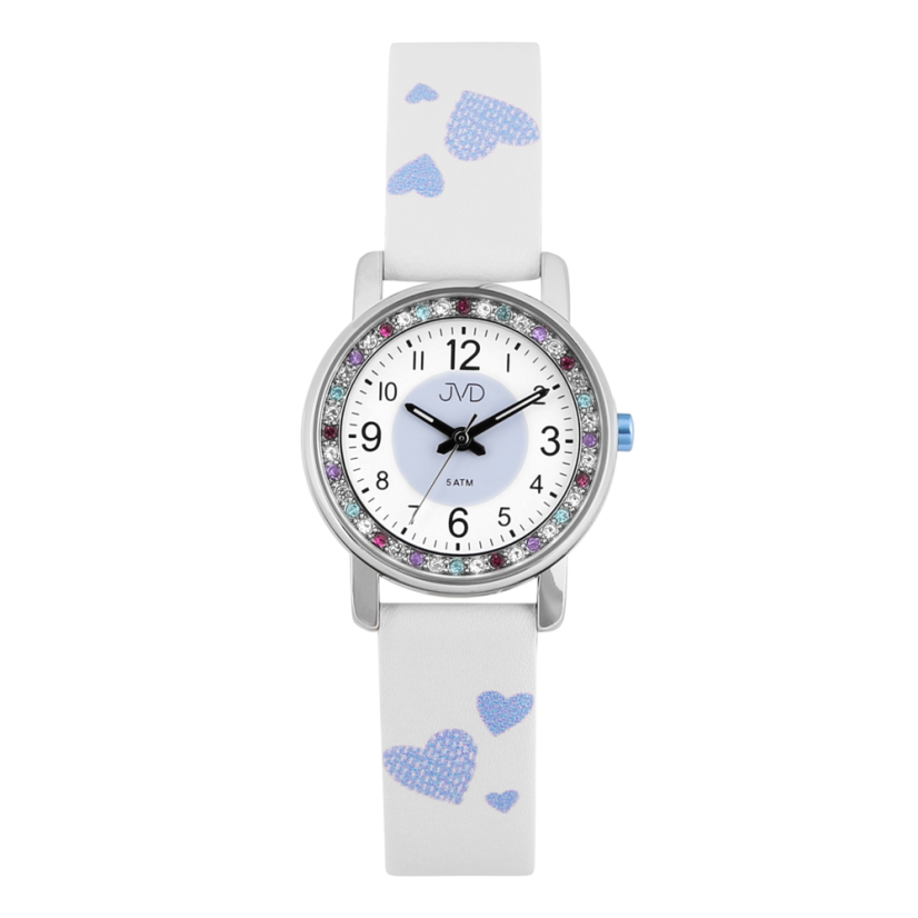 Dětské náramkové hodinky s motivem srdce JVD J7237.2