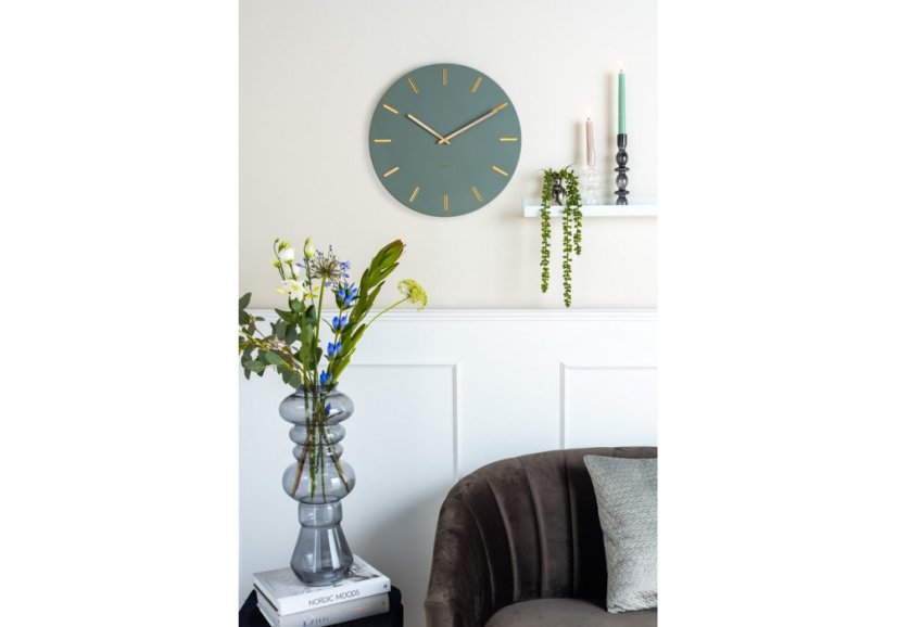 Dizajnové nástenné hodiny 5716DG Karlsson 45cm