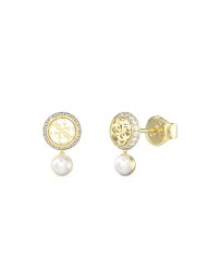 Guess Tiny Pearly náušnice JUBE05517JWYGT/U