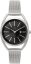 Stříbrno-černé dámské hodinky MINET ICON SILVER BLACK MESH